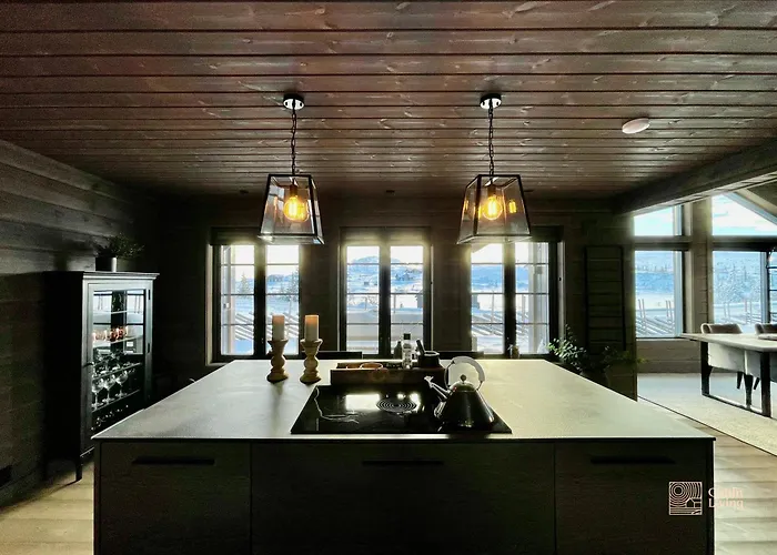 Modern At Hogevarde Panoramic View, Fireplace And Ev Station * Granheim (Fla)