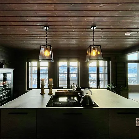 Modern At Hogevarde Panoramic View, Fireplace And Ev Station * Granheim (Fla)